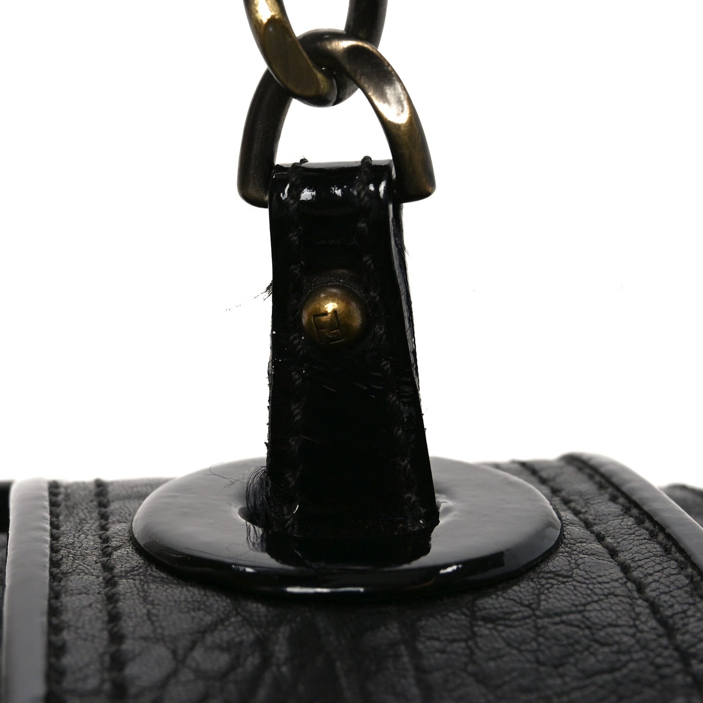 Nappa Patent B Bag Black