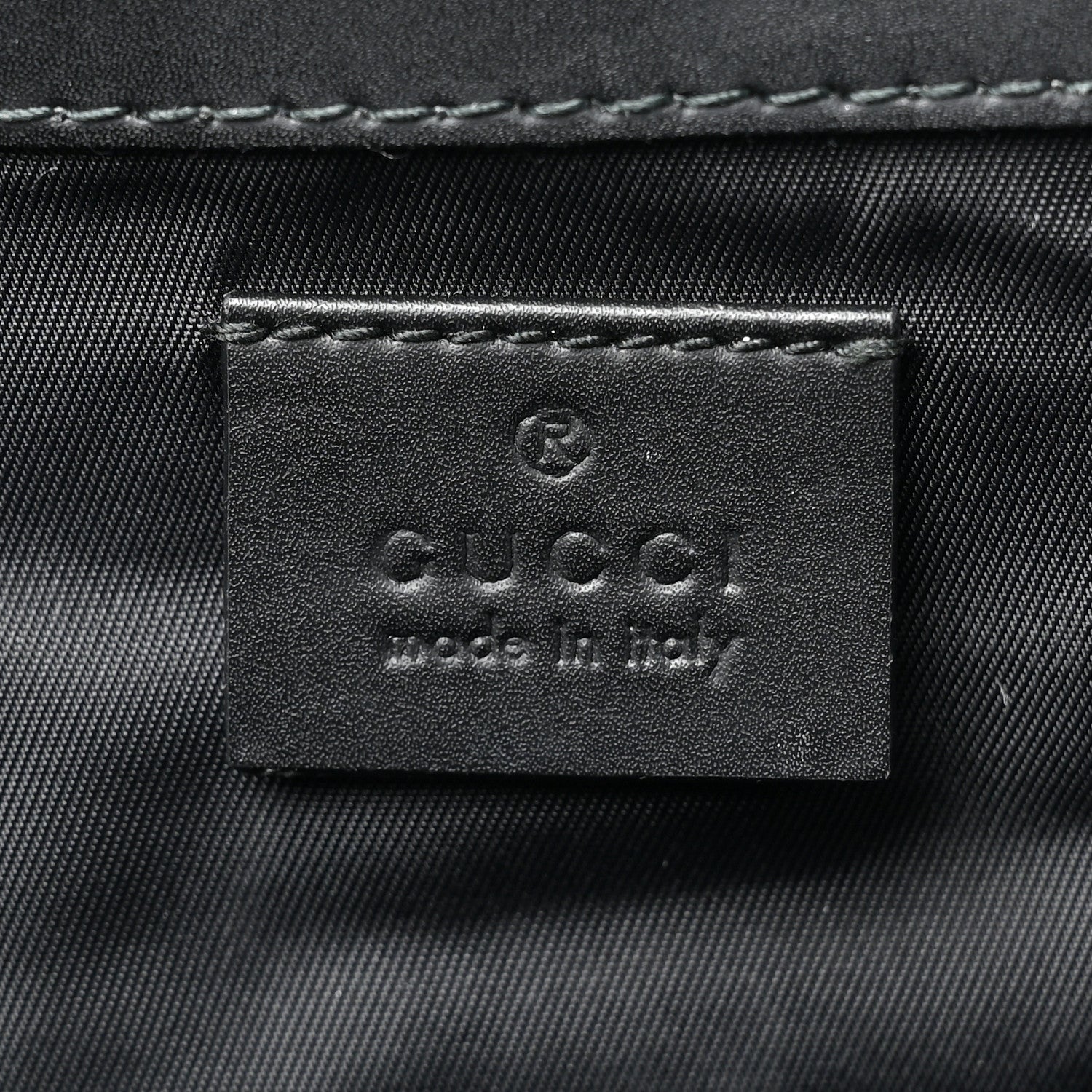 Gucci GG Supreme Monogram Web Messenger Diaper Bag Black Grey 6 of 26
