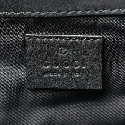 Gucci GG Supreme Monogram Web Messenger Diaper Bag Black Grey 6 of 26
