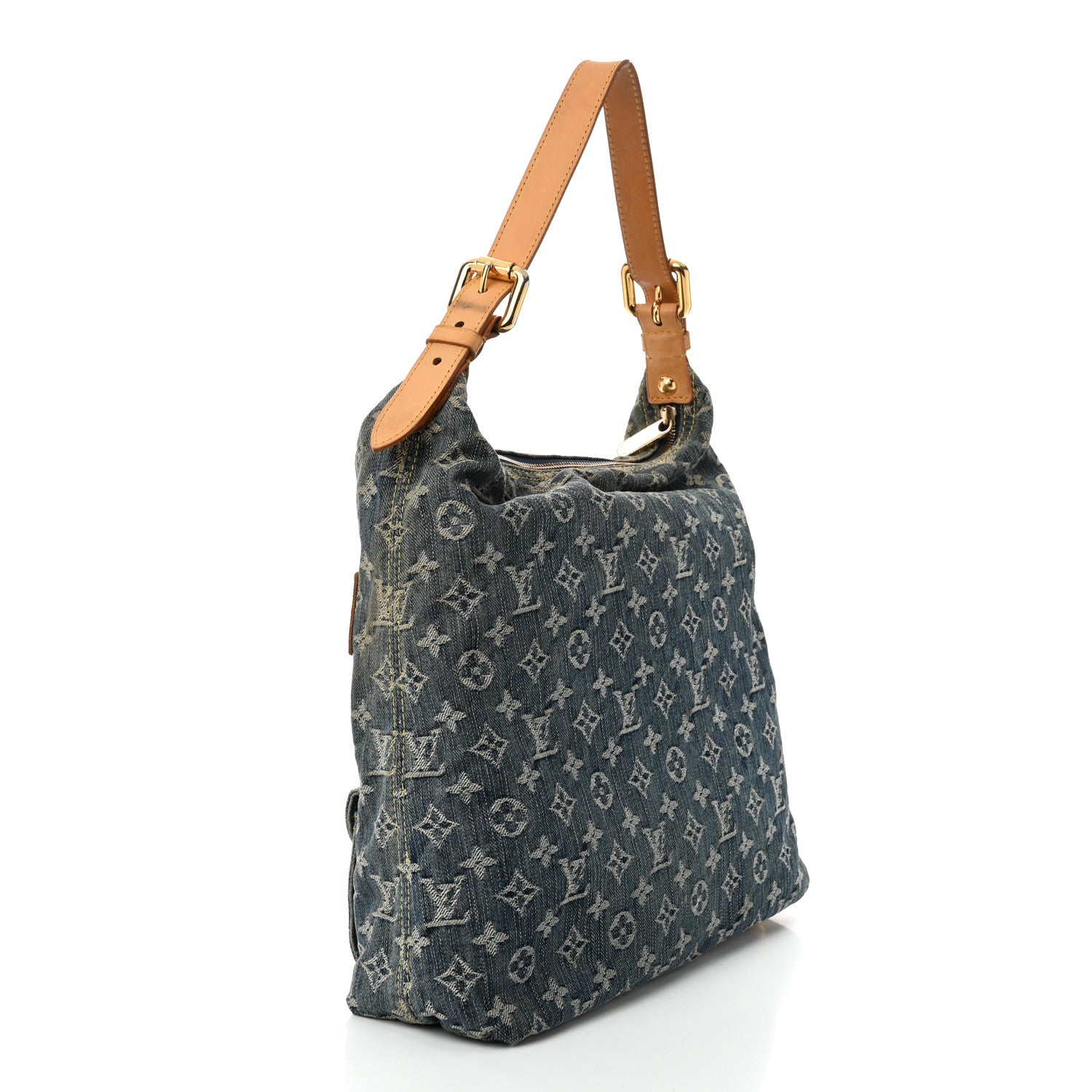 Louis Vuitton Denim Baggy GM Blue 3 of 10