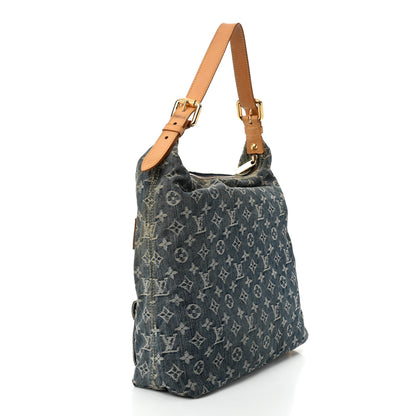 Louis Vuitton Denim Baggy GM Blue 3 of 10