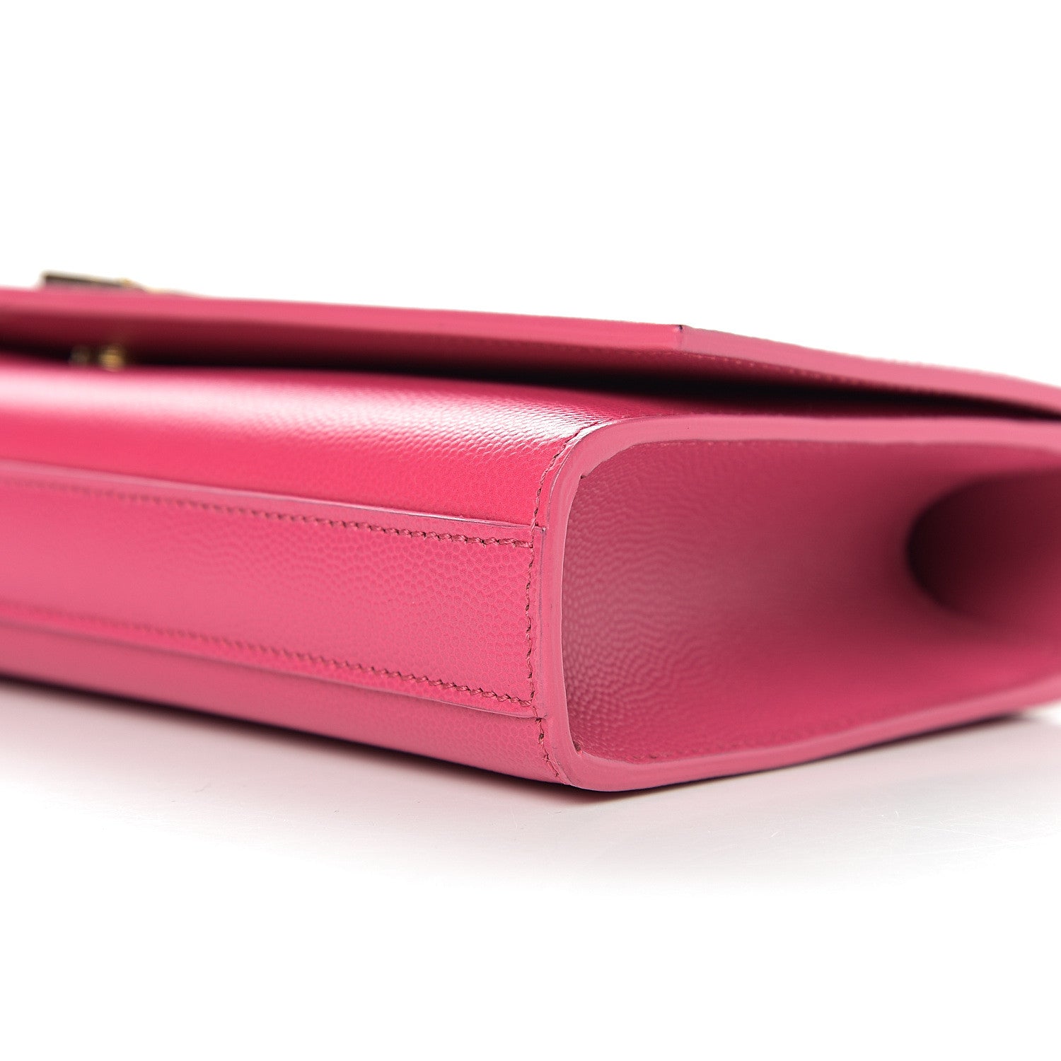 Saint Laurent Grain De Poudre Classic Monogram Cassandre Clutch Lipstick Fuchsia 8 of 9