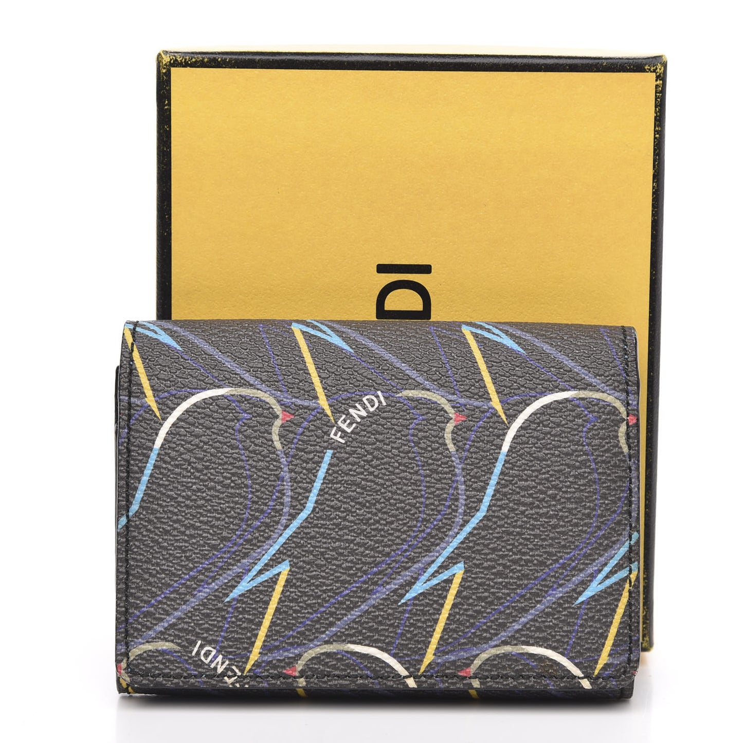 Vitello Elite QuTweet Card Holder Asfalto Multicolor