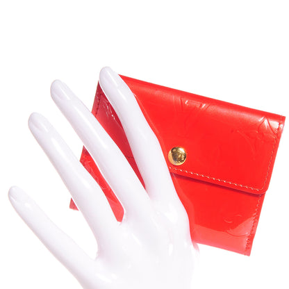 Louis Vuitton Vernis Ludlow Wallet Orange Sunset 2 of 9