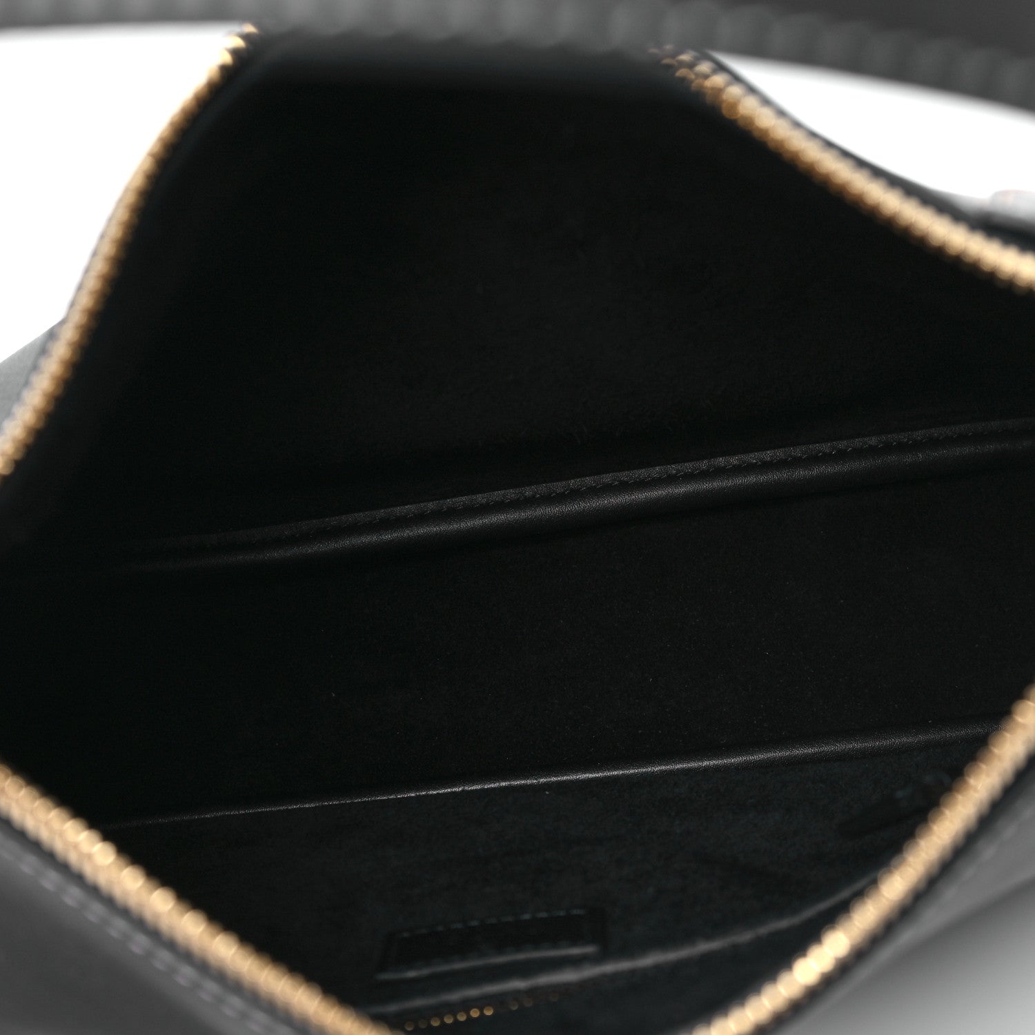 Gucci Calfskin Medium Emblem Shoulder Bag Black 5 of 11