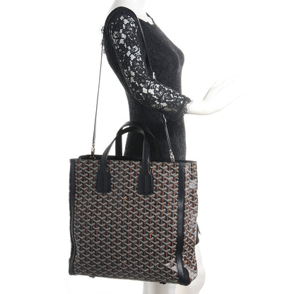 Goyard Goyardine Voltaire Tote Black 2 of 9