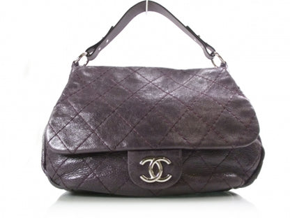 Chanel Leather On The Road Flap Purple 1 of 10