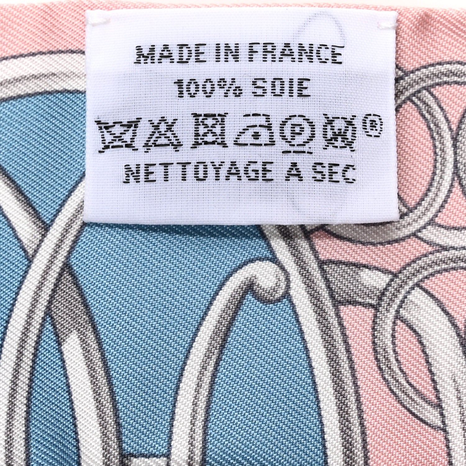Hermes Silk Lift Profile Twilly Rose Poudre Jaune 2 of 4