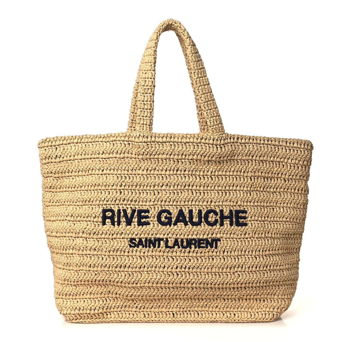 Raffia Rive Gauche Tote Natural