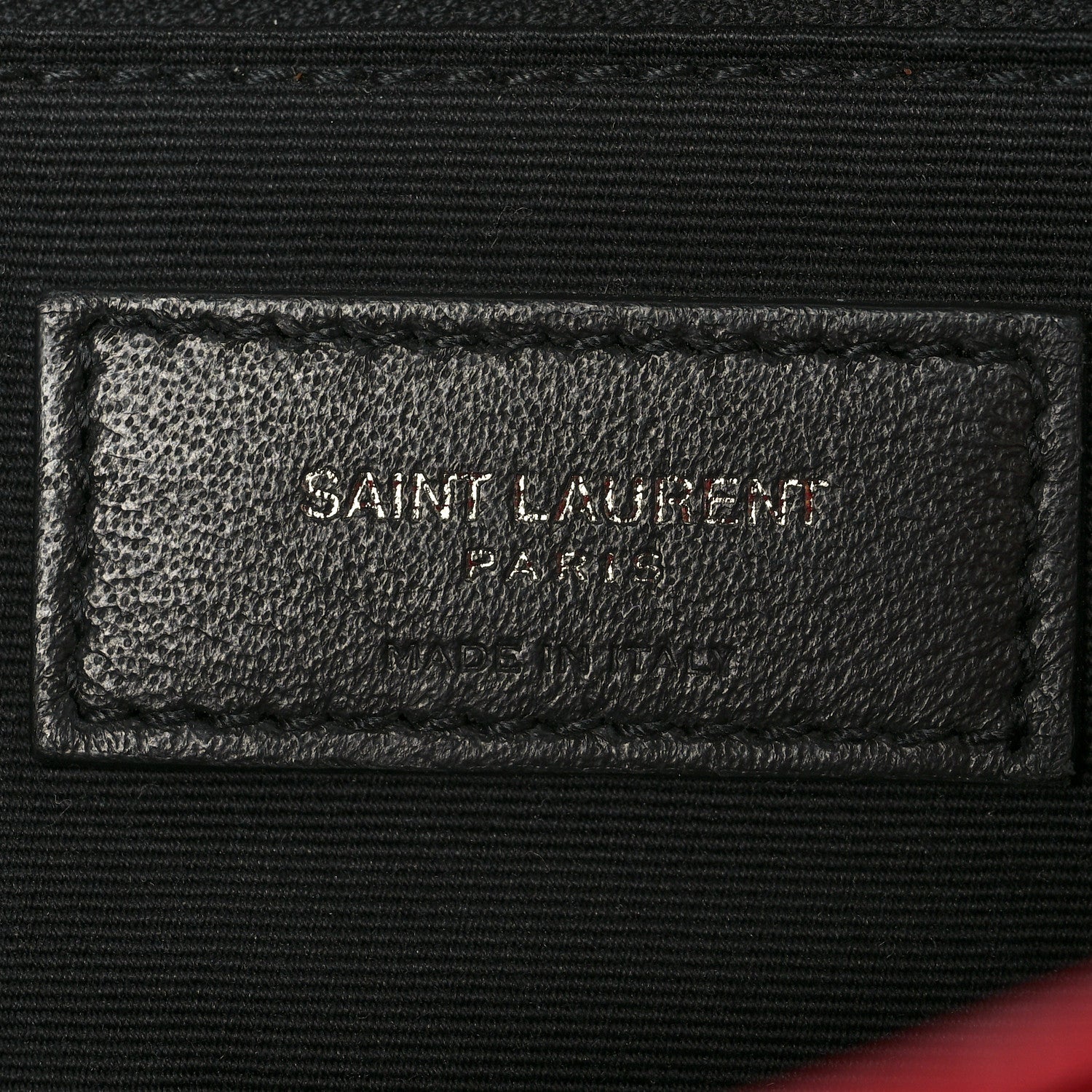 Saint Laurent Crinkled Calfskin Matelasse Monogram Medium Niki Chain Satchel Rouge Eros 6 of 13