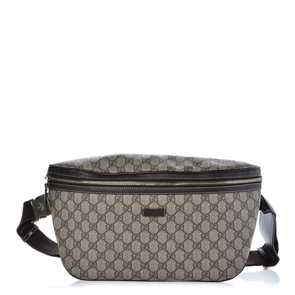 Gucci GG Supreme Monogram Belt Bag Dark Brown 1 of 13