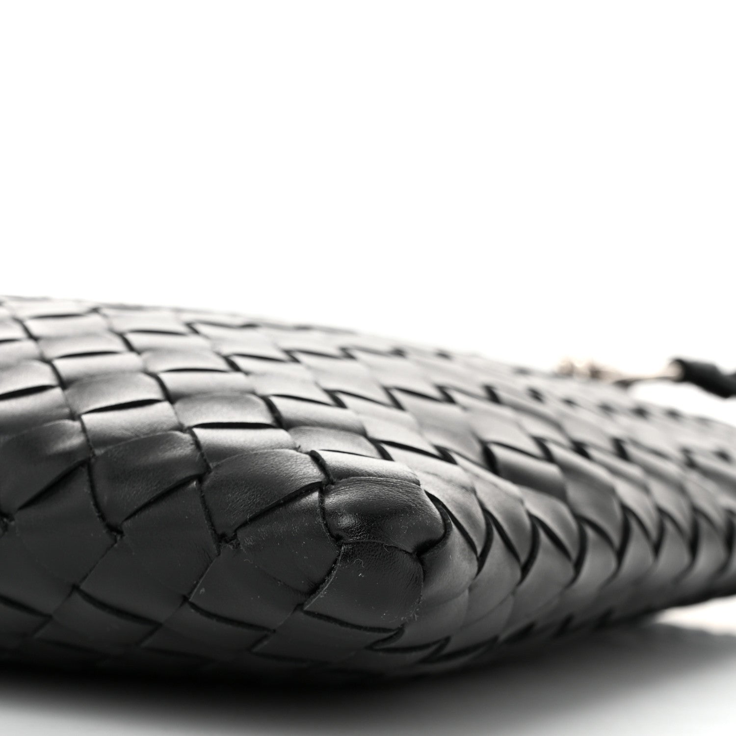 Bottega Veneta Nappa Intrecciato Andiamo Flat Messenger Black 10 of 10