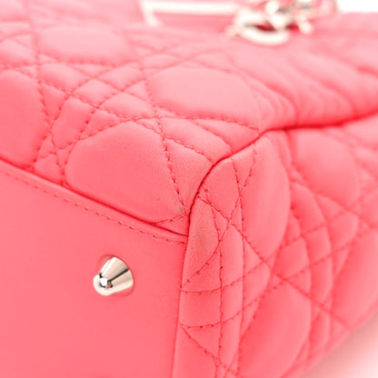 Christian Dior Lambskin Cannage Small Dior Soft Shopping Tote Pink 12 of 12