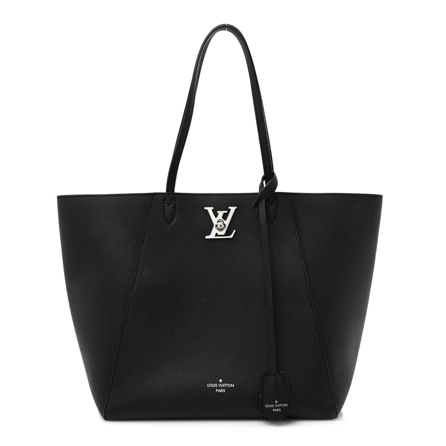 Louis Vuitton Calfskin Lockme Cabas Black 1 of 12