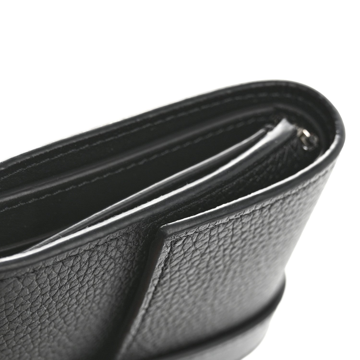 Loewe Grained Calfskin Small Vertical Wallet Black 8 of 10