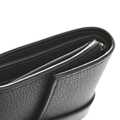 Loewe Grained Calfskin Small Vertical Wallet Black 8 of 10