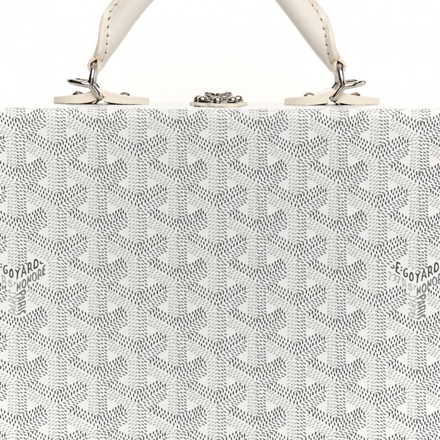 Goyardine Grand Hotel Trunk White