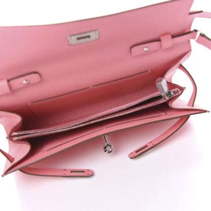 Hermes Epsom Kelly Wallet To Go Rose Confetti 5 of 8