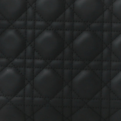 Christian Dior Ultra Matte Calfskin Cannage Large Lady Dior Black 10 of 12