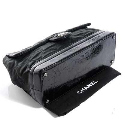 Chanel Iridescent Calfskin VIP Flap Black 4 of 7