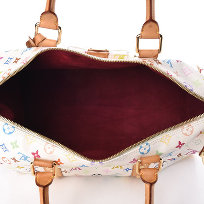 Louis Vuitton Monogram Multicolor Keepall 45 White 5 of 24