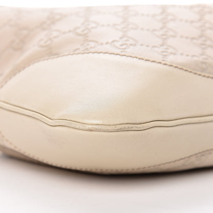 Gucci Guccissima Medium Jackie O Bouvier Hobo Off White 6 of 11