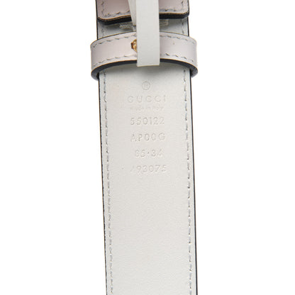 Gucci Moon Calfskin Zumi 30mm Belt 85 34 Off White 3 of 3