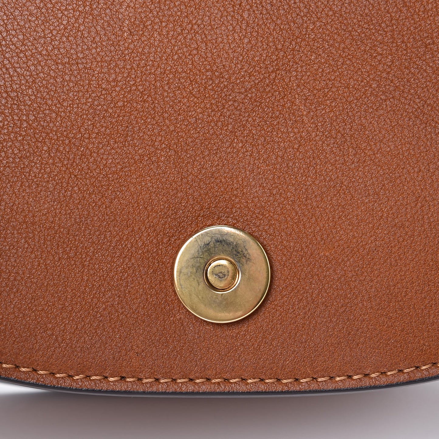 Calfskin Suede Floral Patchwork Small Nile Bracelet Bag Caramel