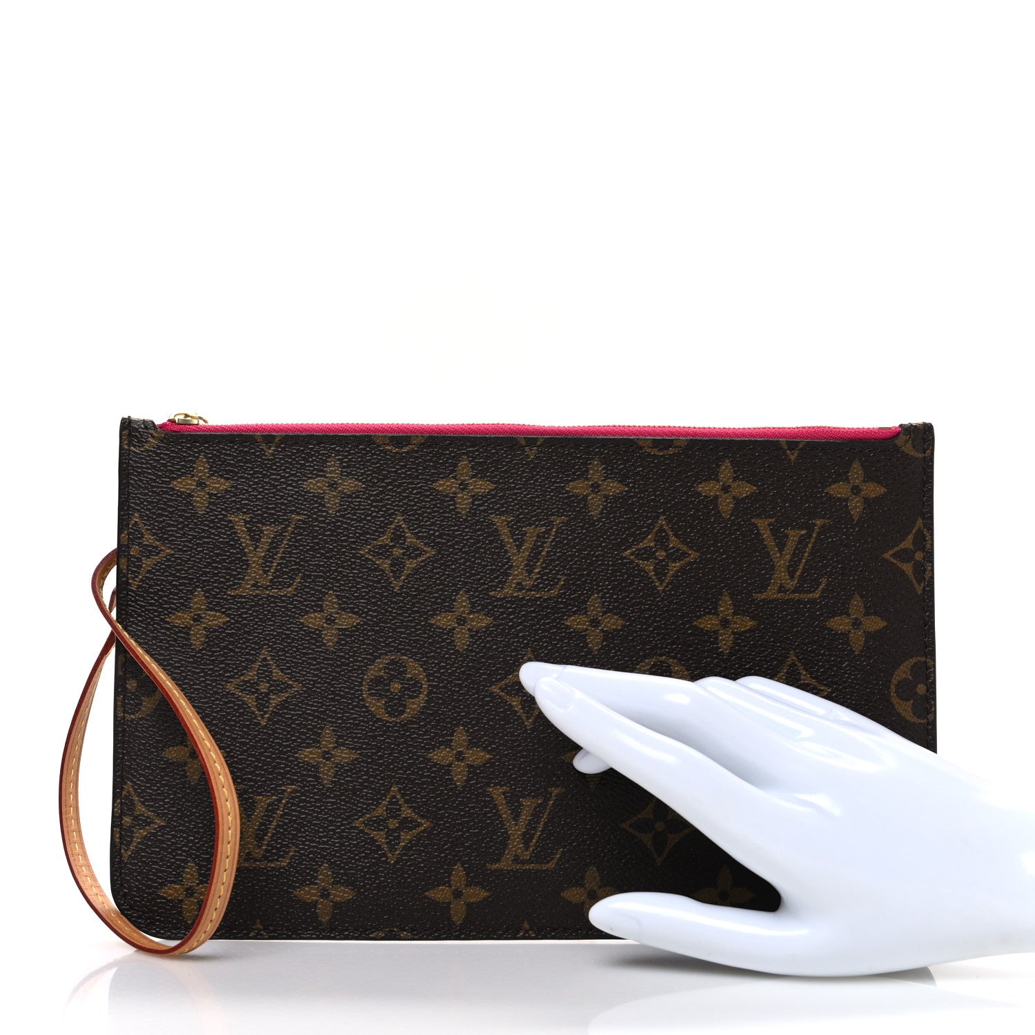 Louis Vuitton Monogram Neverfull MM GM Pochette Pivoine 2 of 7