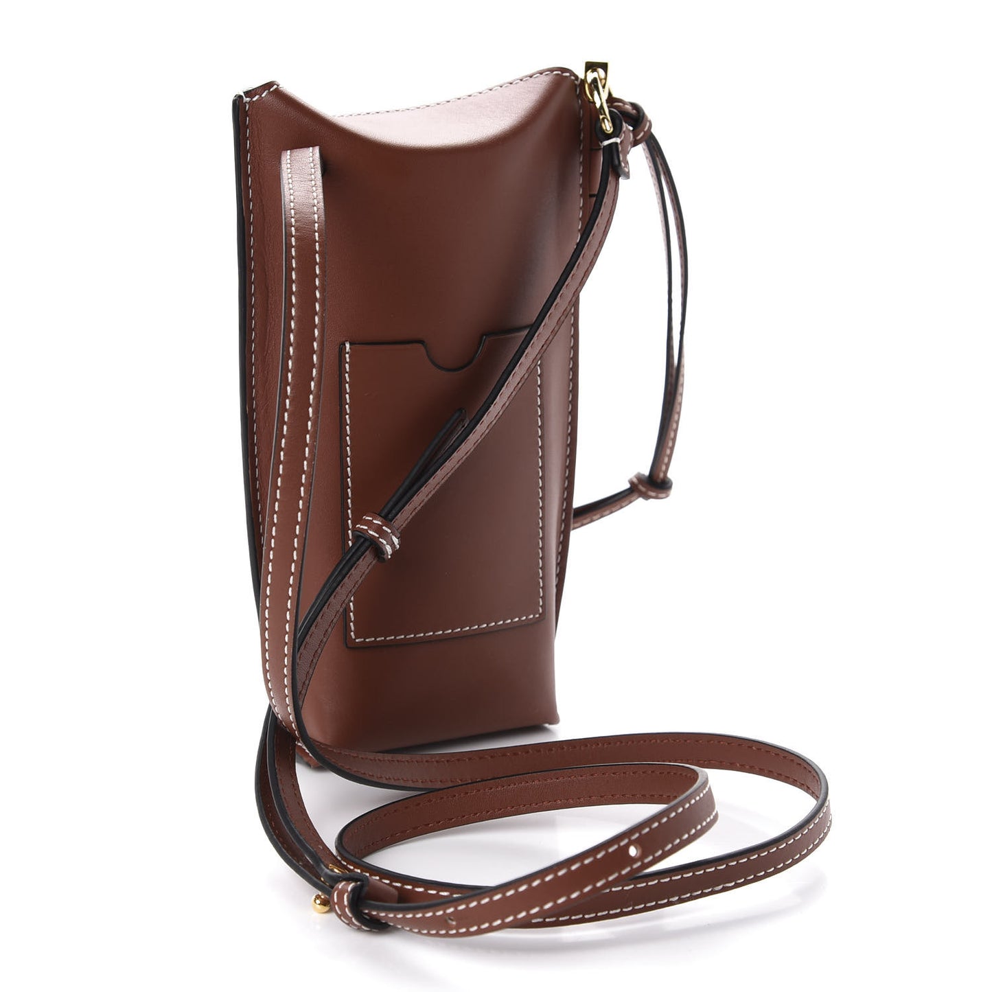 Smooth Calfskin Gate Pocket Rust