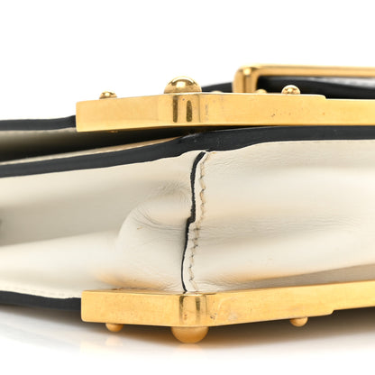 Prada City Calf Saffiano Cahier Bag Talco Black 8 of 11