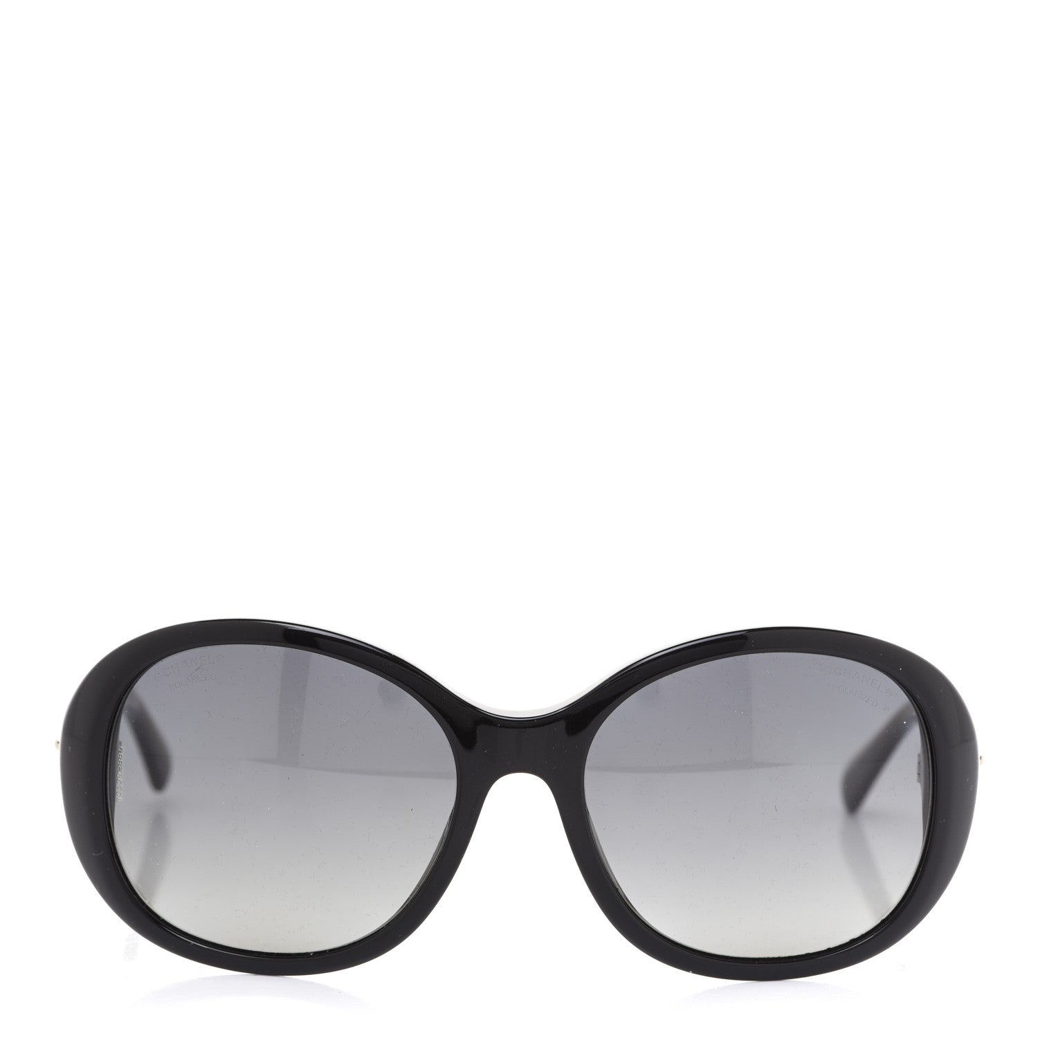 Chanel Acetate CC Turnlock Sunglasses 5235-Q Black Beige 2 of 7