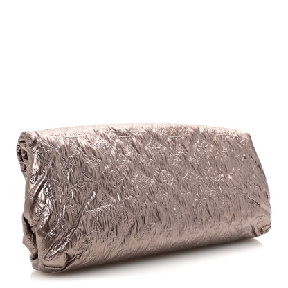 Louis Vuitton Jacquard Quilted Monogram Limelight Clutch MM Rose Gold 3 of 6