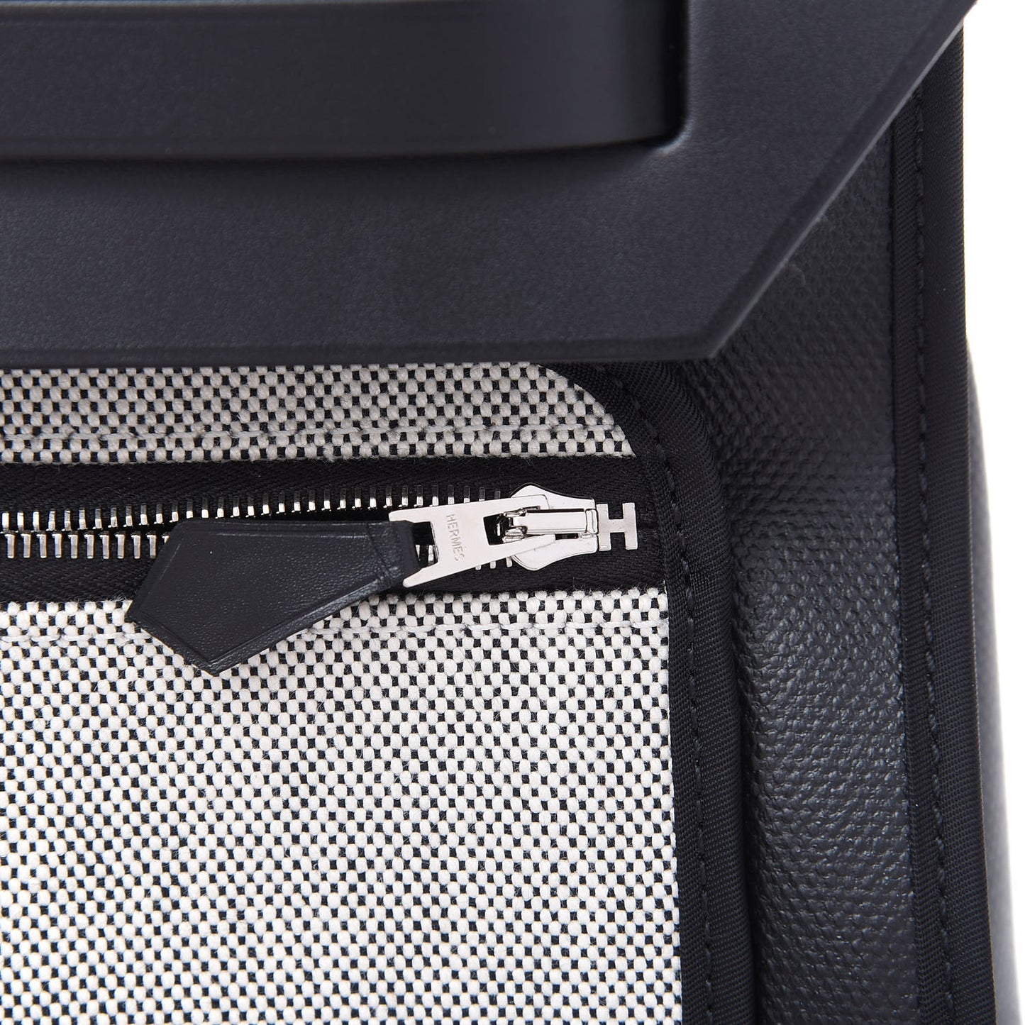 Toile H Berline Vache Hunter Herbag Zip 39 MM Black Ecru