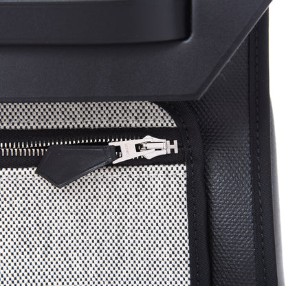 Hermes Toile H Berline Vache Hunter Herbag Zip 39 MM Black Ecru 14 of 20