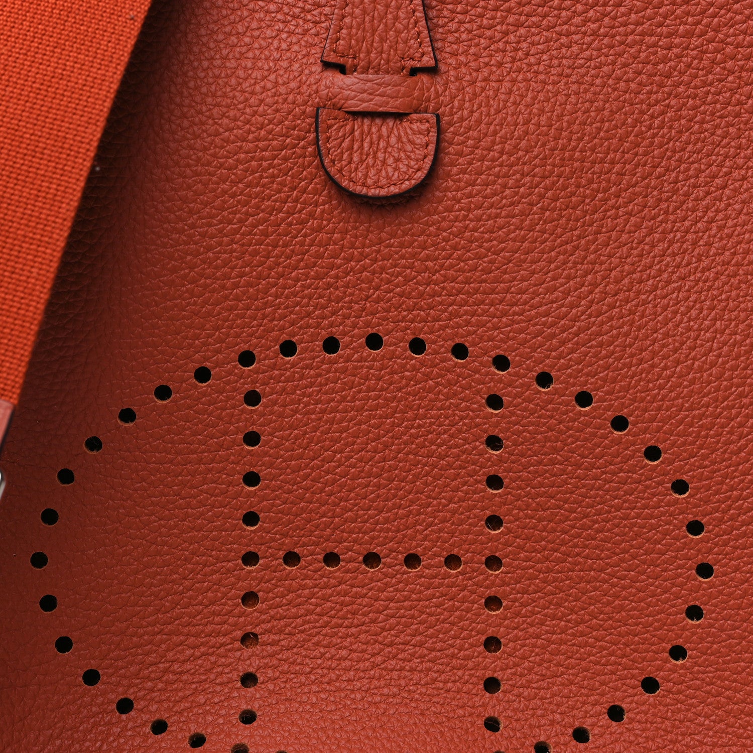 Hermes Taurillon Clemence EVELYNE III PM Cuivre 8 of 11