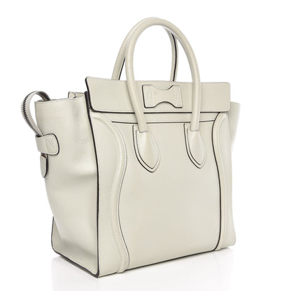 Celine Pebbled Calfskin Mini Luggage Lune 3 of 7