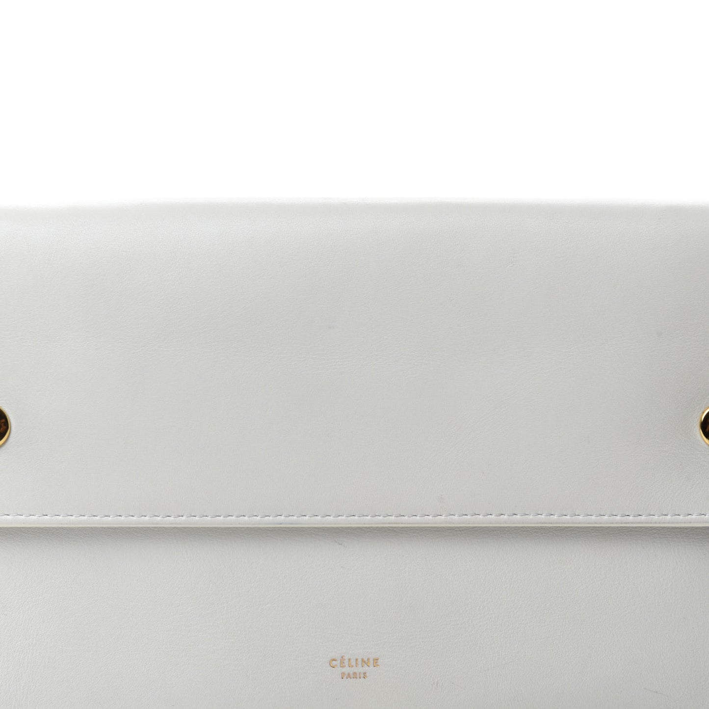 Natural Calfskin Bum Bag White