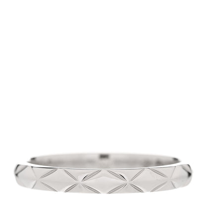 Chanel Platinum Small Matelasse Ring 49 5 1 of 6