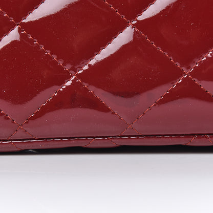 Chanel Patent Quilted Maxi Double Flap Red 22 of 24