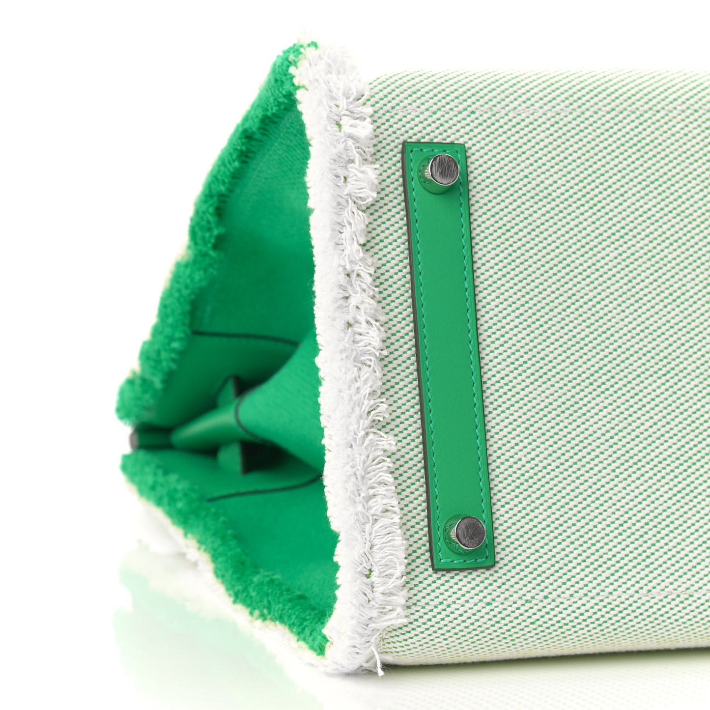 Swift Twill H Fray Fray Birkin 35 Menthe Ecru
