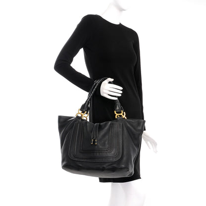 Chloe Calfskin Large New Marcie Tote Black 2 of 8