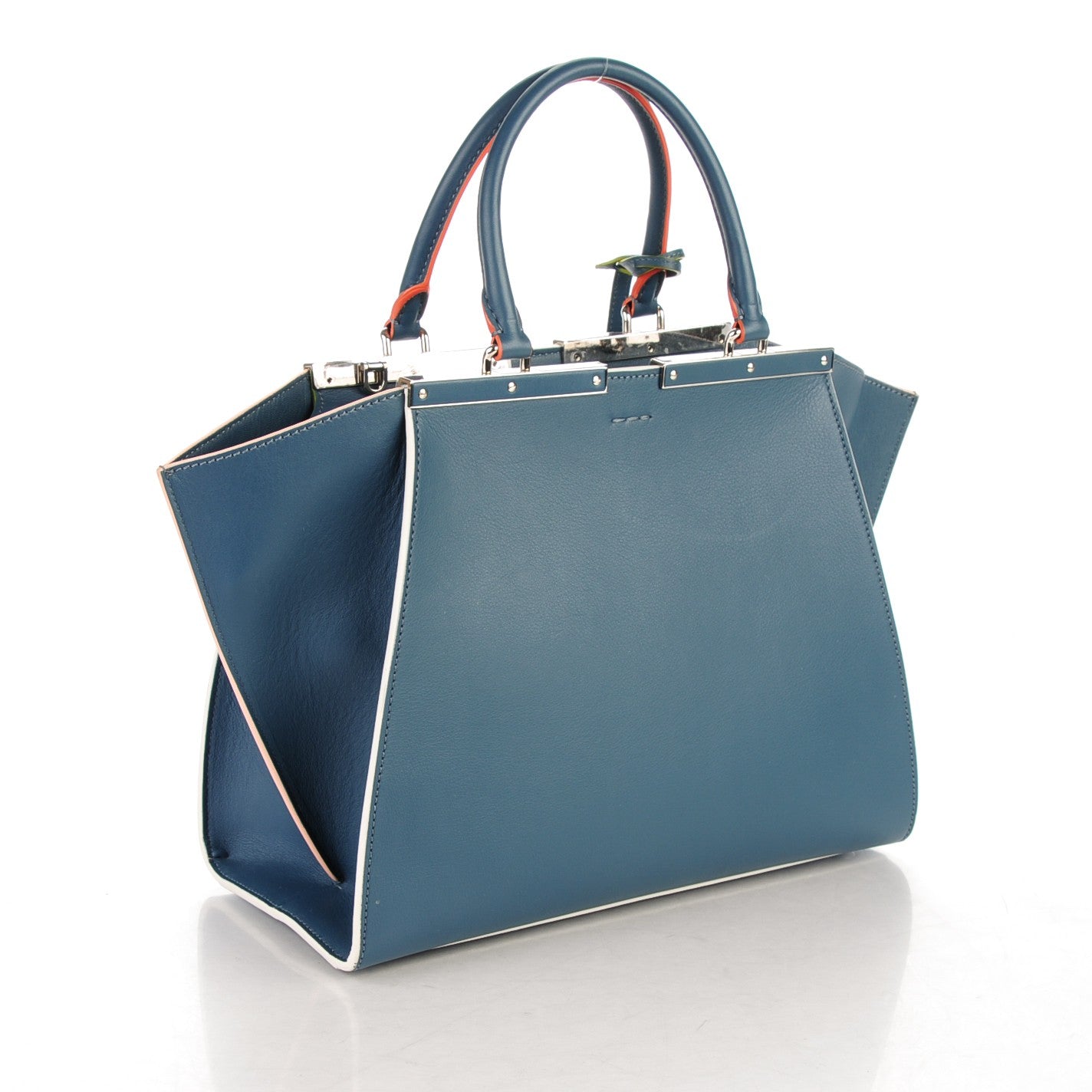 Vitello Dolce Century Petite 3Jours Tote Pavone