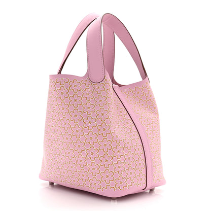 Hermes Swift Lucky Daisy Picotin Lock 18 PM Mauve Sylvestre 3 of 11