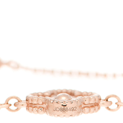 Van Cleef & Arpels 18K Rose Gold 6 Motifs Sweet Alhambra Bracelet 4 of 5
