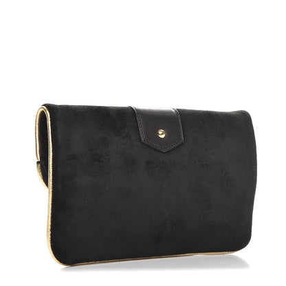 Louis Vuitton Suede SC Slim Clutch Coal 3 of 6