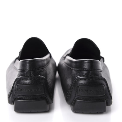 Louis Vuitton Calfskin Racetrack Moccasin Loafers 10.5 Black 6 of 16