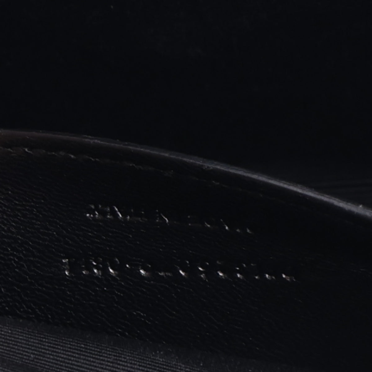 Grain De Poudre Monogram Cassandre Clutch Black
