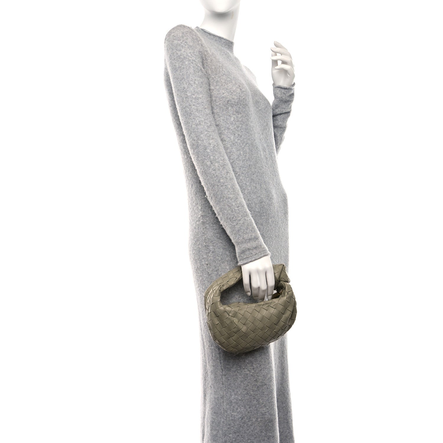 Bottega Veneta Nappa Intrecciato Mini Jodie Travertine 2 of 9