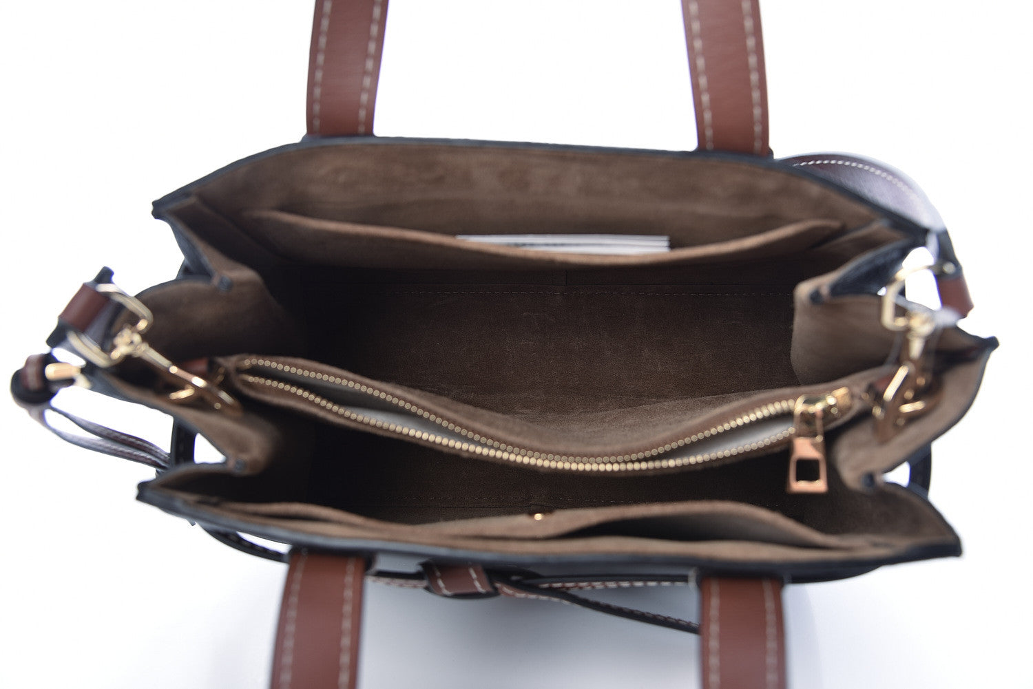 Loewe Calfskin Small Gate Tote Pecan Black 6 of 10